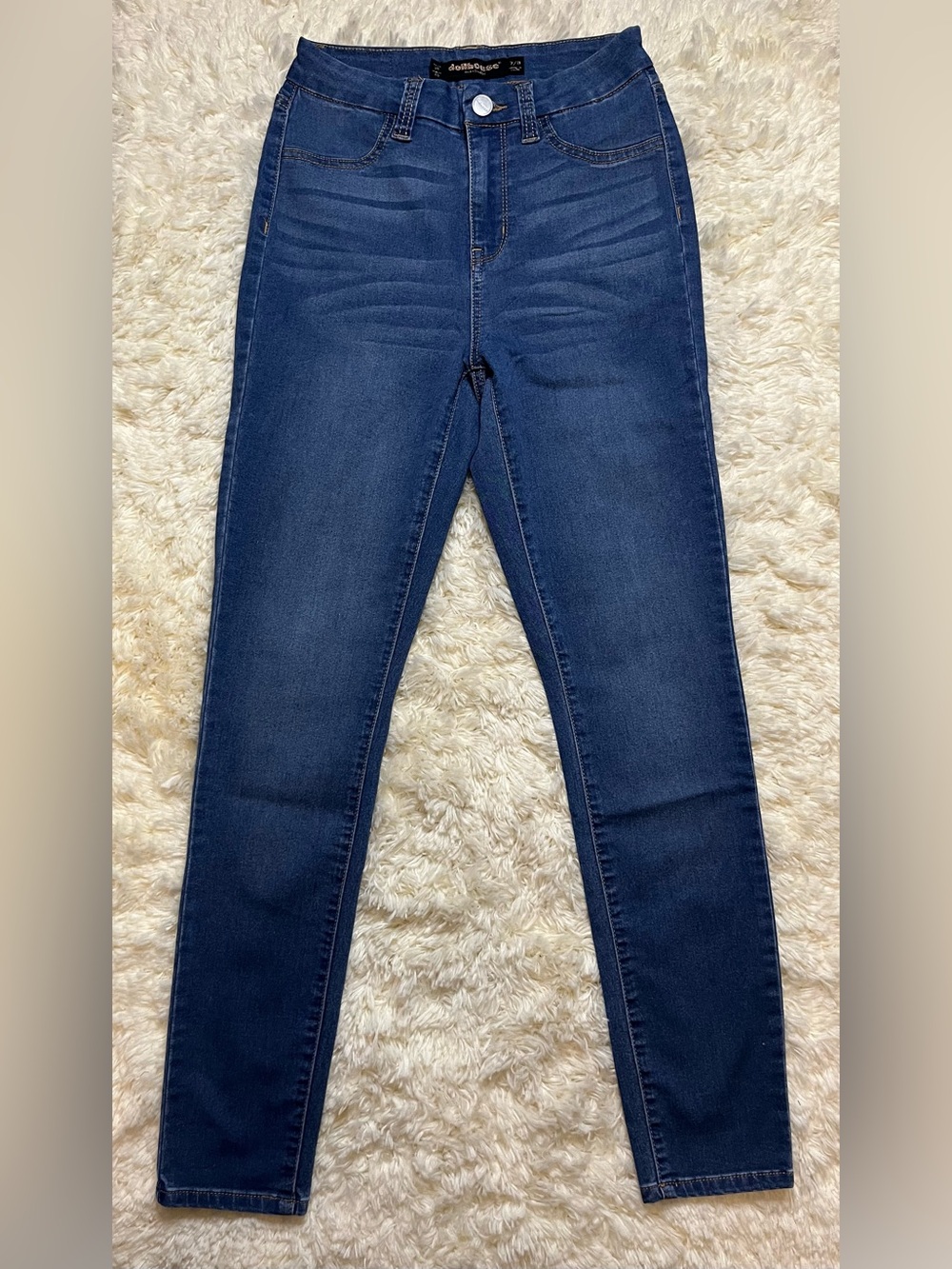 Dollhouse Juniors size 7/8 Skinny Jeans Medium Denim Wash